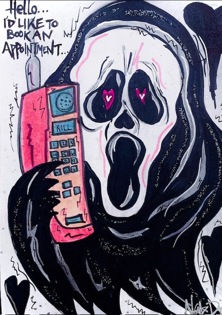 Ghostface Appointment Print