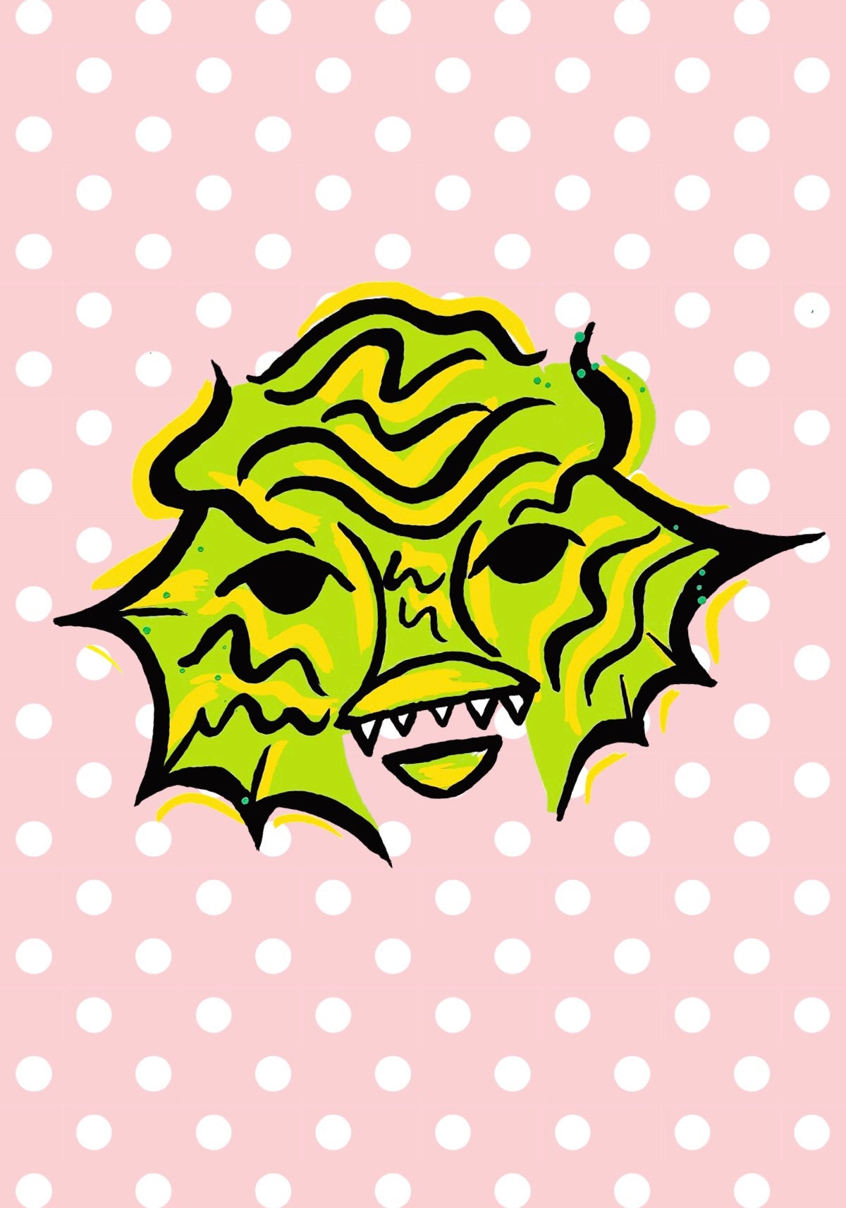 Sea Monster Print